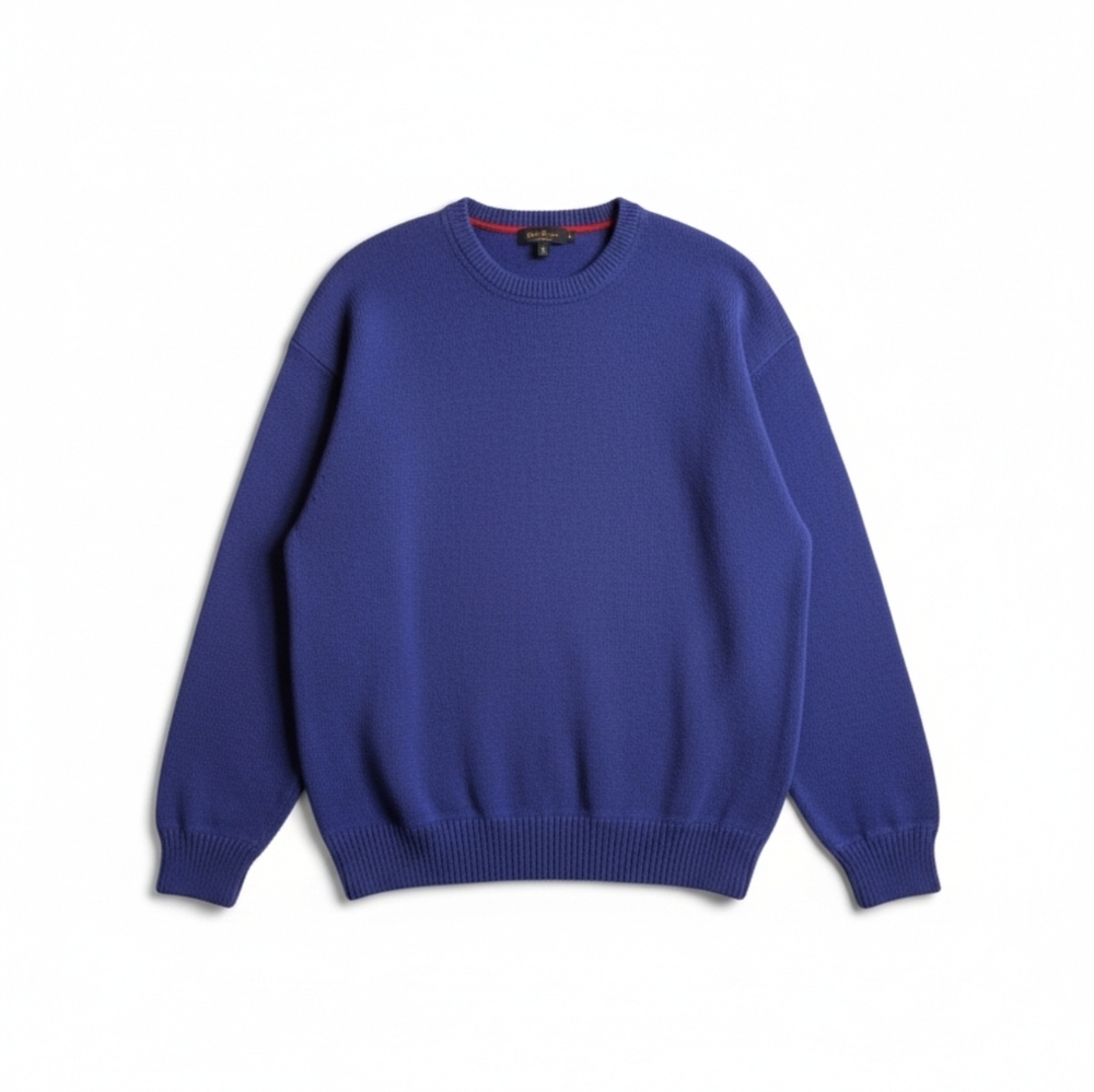 Vintage Field Gear Men’s Small Purple Crewneck Cotton Sweater